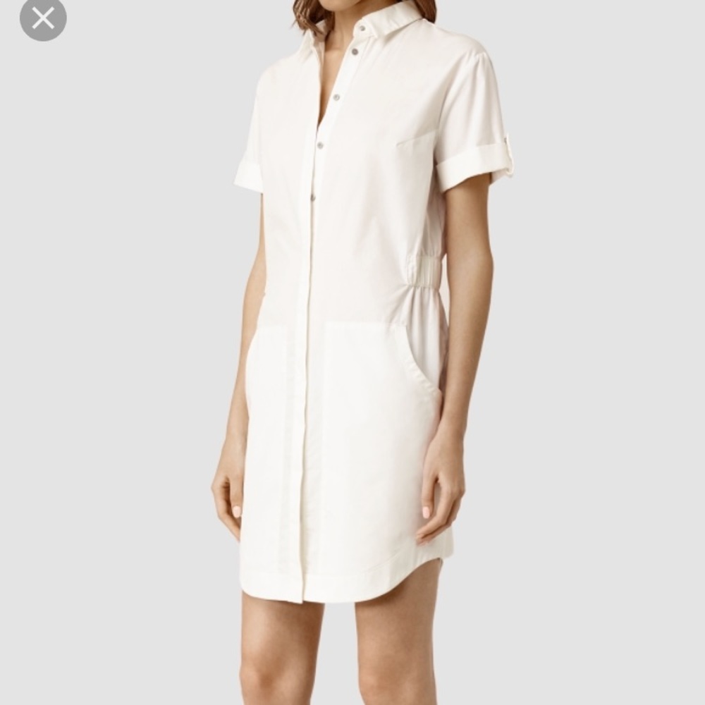 All Saints Calla Shirt Dress